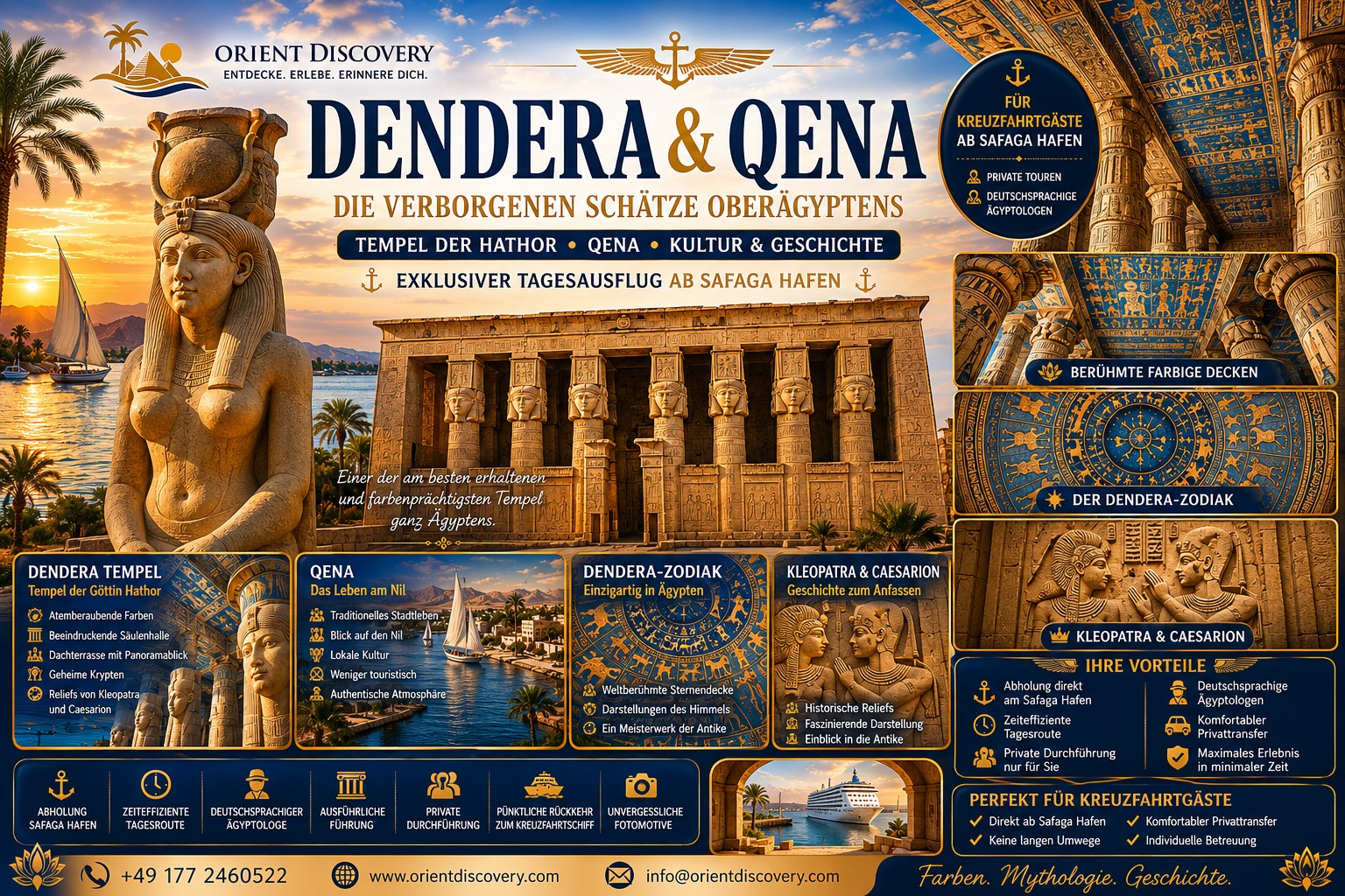 Dendera Tempel & Qena Tagesausflug ab Safaga